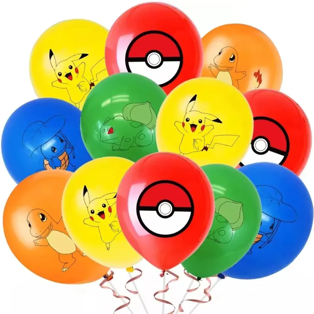 Supply Event - 10Pcs Pokémon Printed Latex Balloons Cute