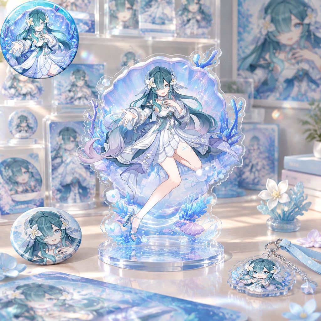 Supply Event - Anime Character Genshin Impact Vodyanitsa Brooch
