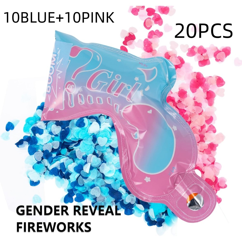 20Pcs Gender Reveal Confetti P - đánh giá và giá Confetti Cannon Tube