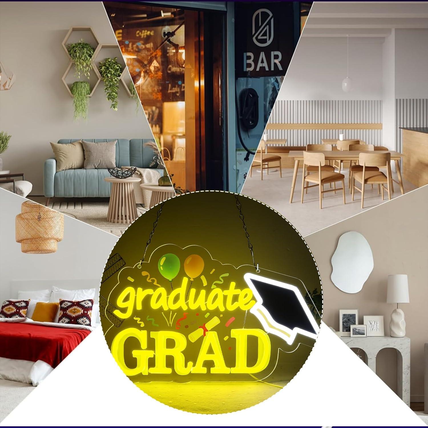 Graduate Grad Neon Sign USB Di - đánh giá và giá Neon Sign Party