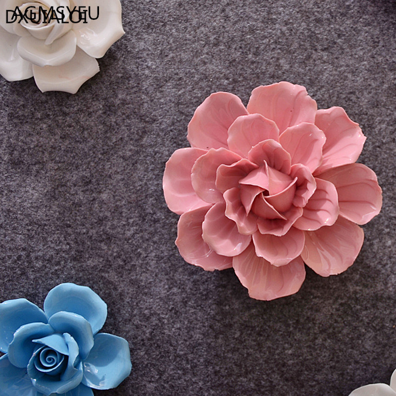 1pc Wall Mounted Ceramic Flowe - đánh giá và giá Flower Wall Panel