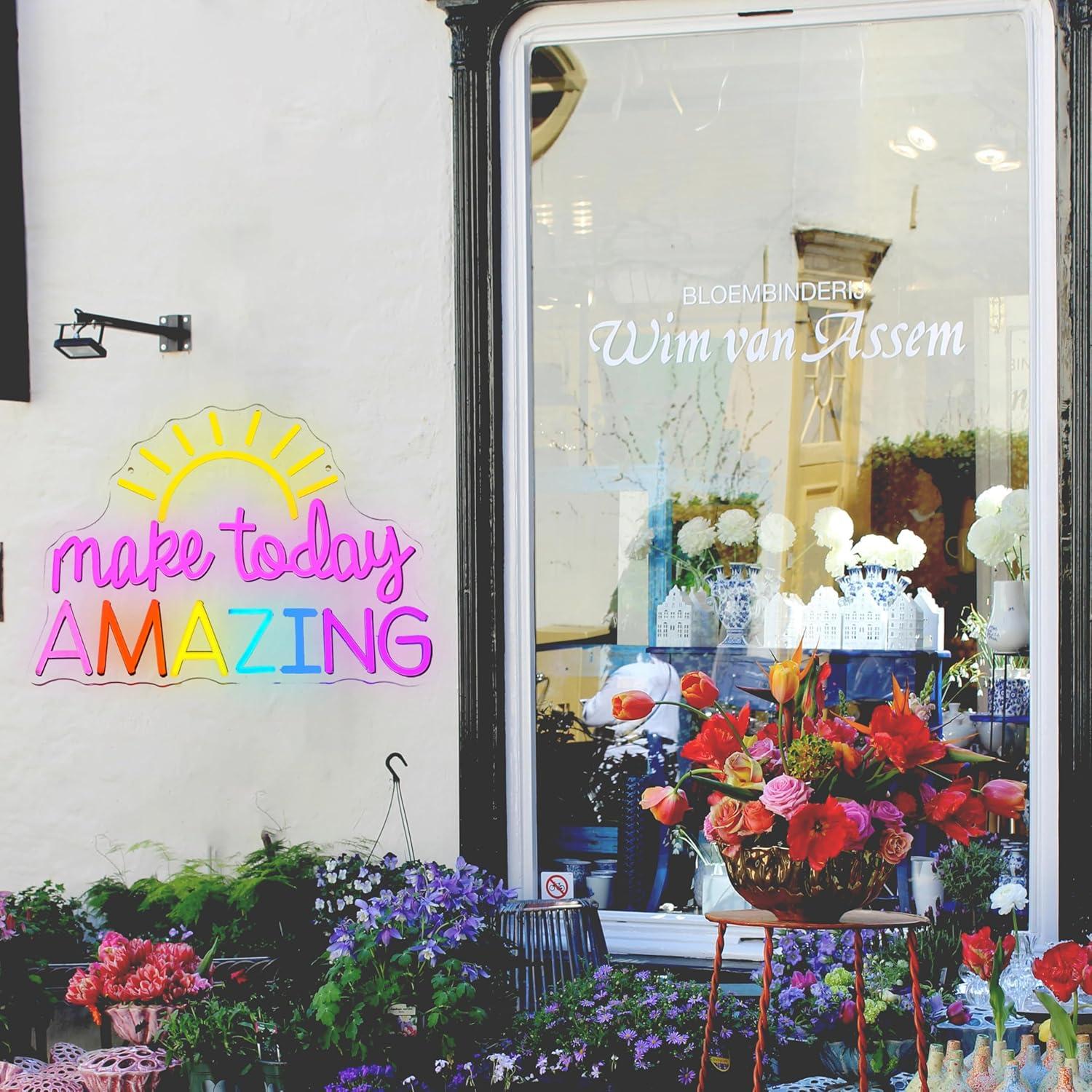 Make Today Amazing Neon Sign I - đánh giá và giá Neon Sign Party