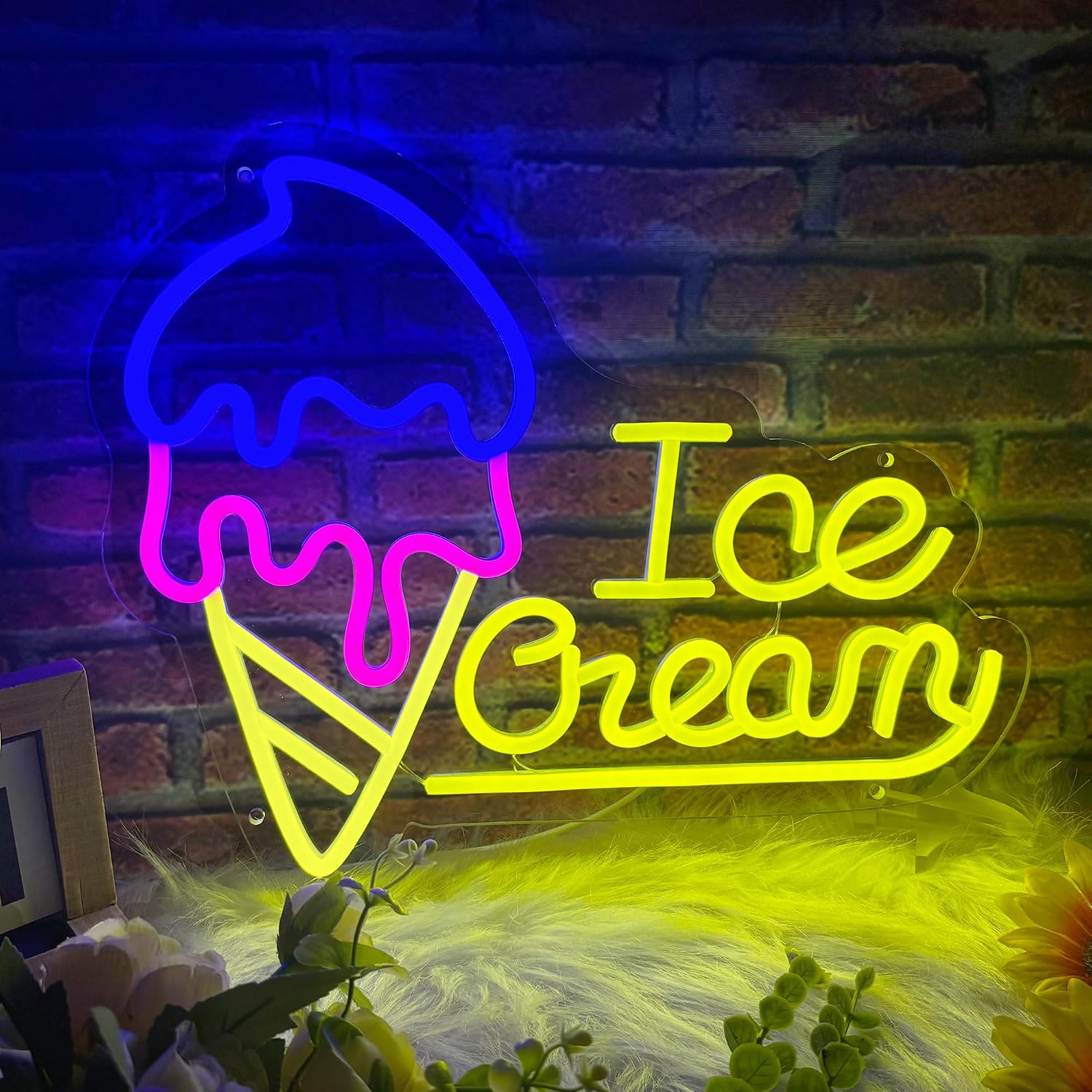Ice Cream Neon Sign Dimmable D - đánh giá và giá Neon Sign Party