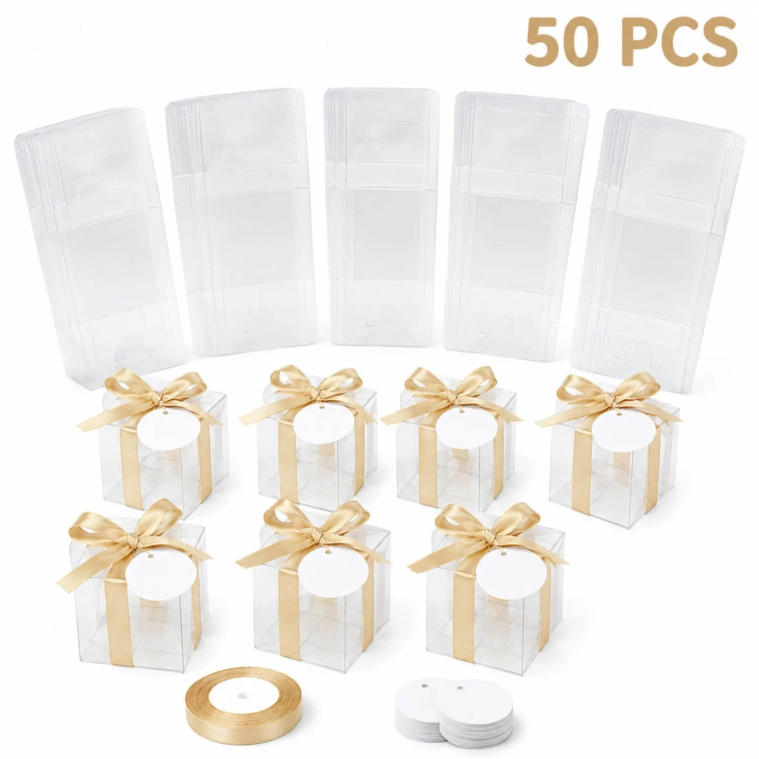 20/50 Transparent Gift Boxes W - đánh giá và giá Event Party Box
