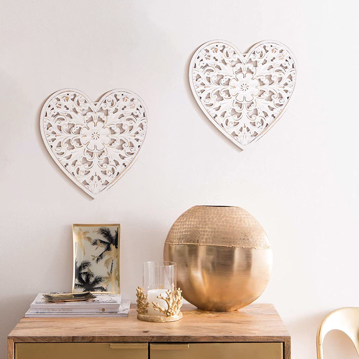 Wooden Wall Decor Floral Hollo - đánh giá và giá Flower Wall Panel