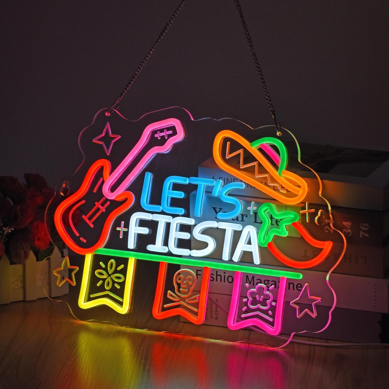 Let's Fiesta Neon Sign, Neon L - đánh giá và giá Neon Sign Party