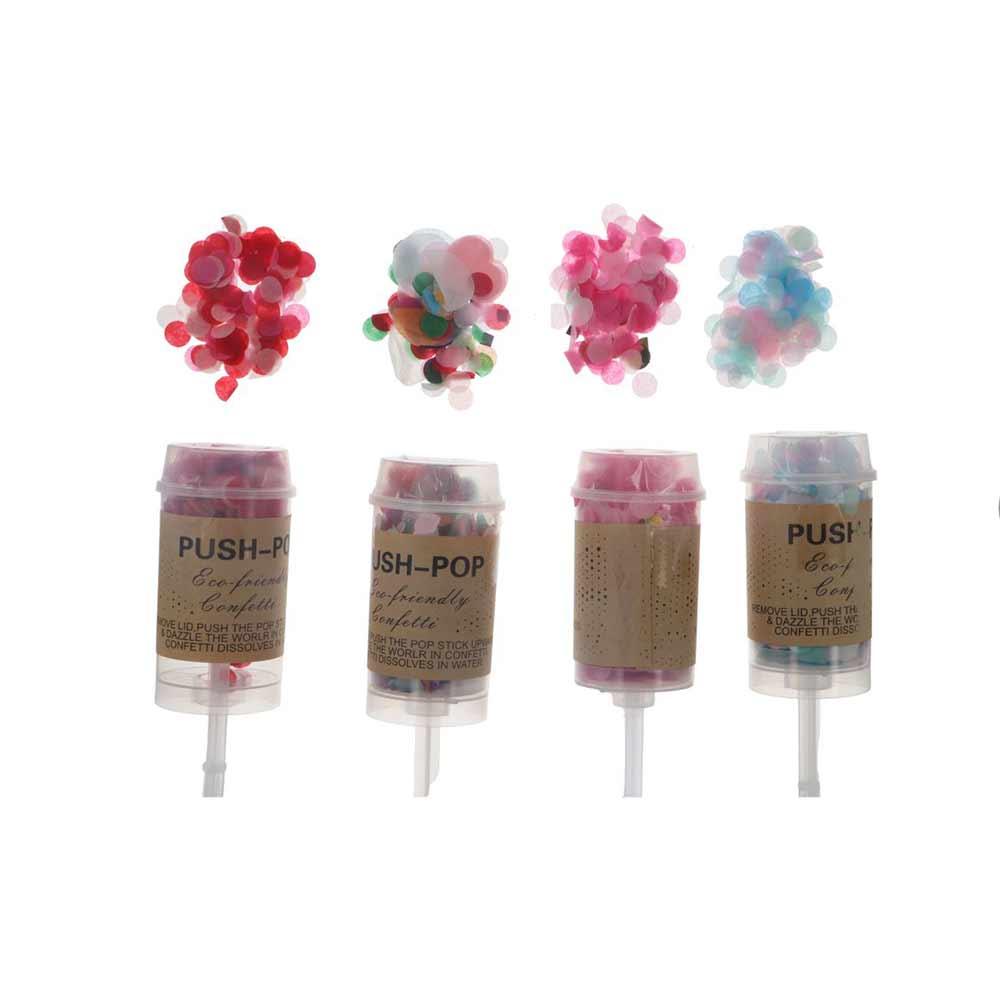 Colorful Pastel Bridal Shower  - đánh giá và giá Confetti Cannon Tube